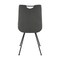 Armen Living Coronado Contemporary Dining Chair in Gray Powder Coated Finish and Pewter Fabric, PK2 LCCDSIPW - alternate 8